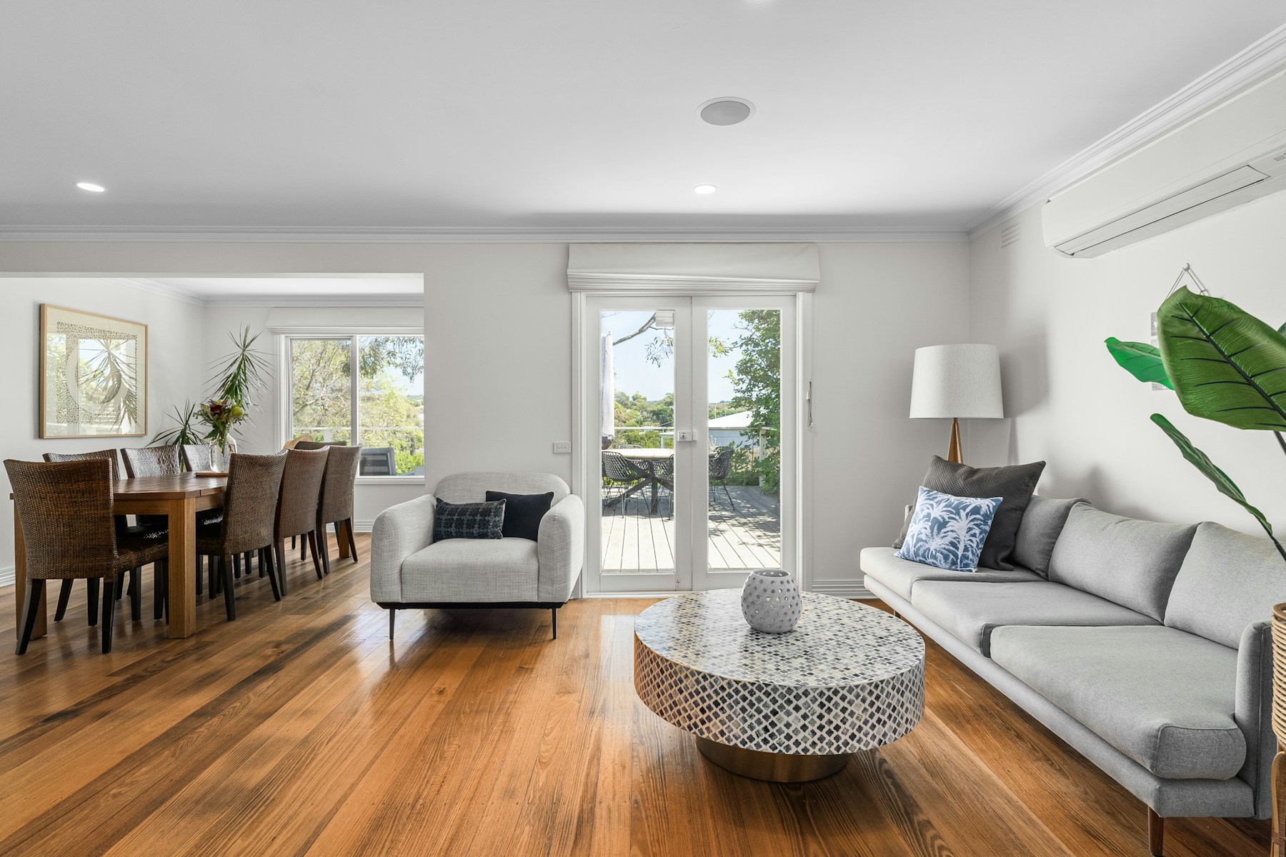 Timber flooring inspiration in a living space