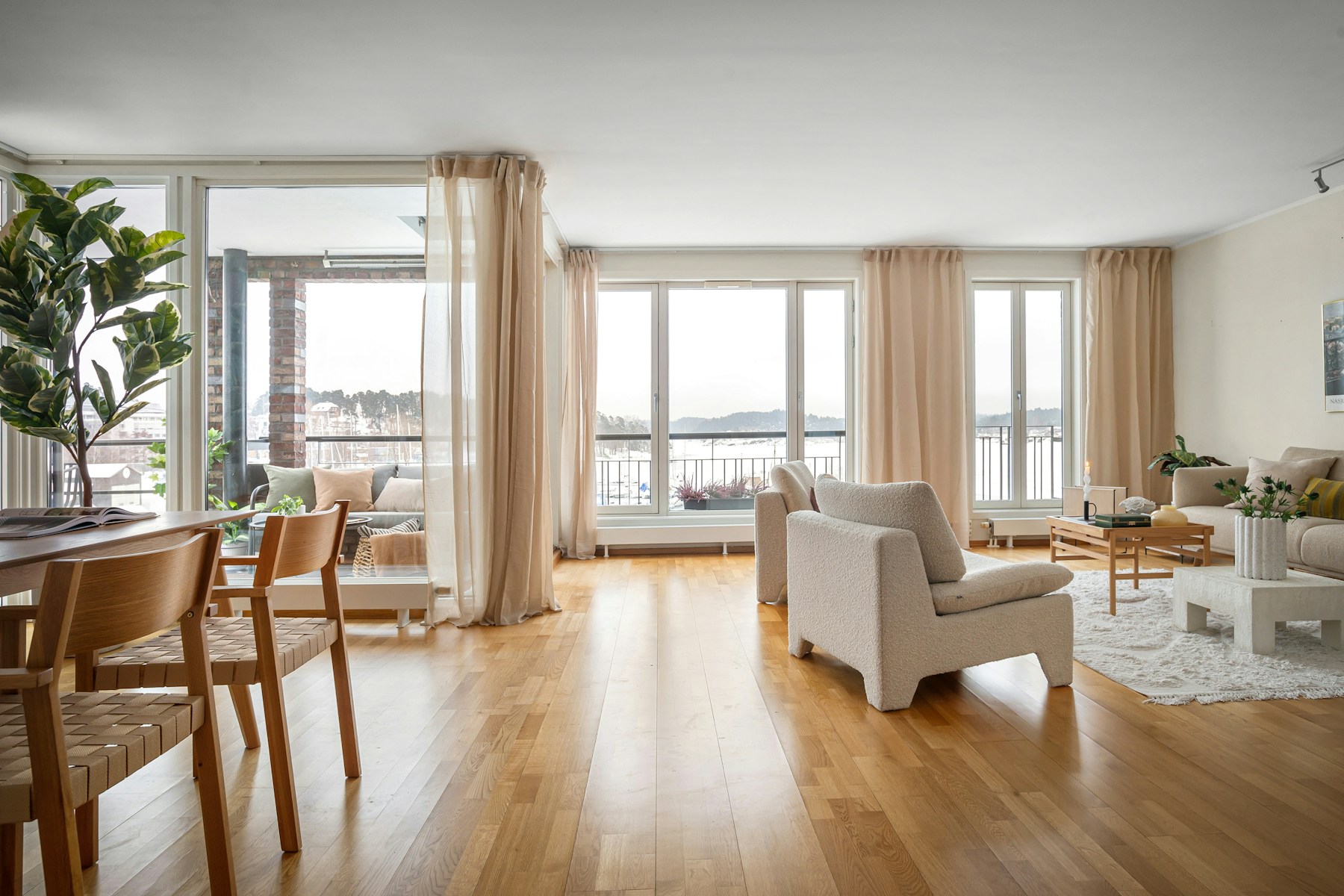 Interior inspiration with warm timber flooring